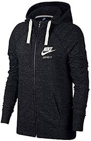 Amazon Com Nike Women S Sportswear Hoodie Black Sail Size Medium Sports Outdoors Vintage Hoodies Full Zip Hoodie Nike Women
