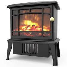 Opolar Mini Portable Electric Fireplace Heater Small Desktop Space Heater With Realisti Portable Electric Fireplace Portable Electric Heaters Fireplace Heater