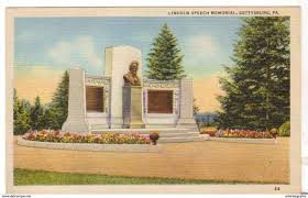 Unused Postcard Lincoln Speech Memorial Gettysburg Pa Pennsylvania Civil War Gettysburg Pennsylvania Gettysburg National Parks