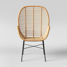 Lily Rattan Armchair With Metal Legs Assembly Required Opalhouse In 2020 Rattan Chair Rattan Armchair Chair