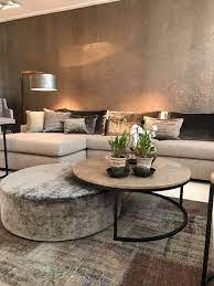 How to use an ottoman as a coffee table. Love This Coffee Table Ottoman Combo Coffeetable Ottoman Roundtable Small Living Room Decor Living Room Decor Apartment Living Decor