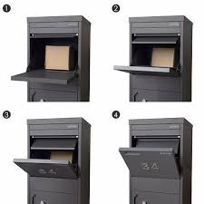 Milkcan Parcel Dropbox Secure Letterbox A4 Modern Design Key Code Lock Letter Box Metal Mailbox Letter Box Design