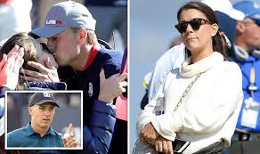 Word of the golf star's proposal to longtime girlfriend anne verret first spread around the holidays after a picture surfaced showing the beaming couple and the. Jordan Spieth Girlfriend Annie Verret Spotted At British Open 2018 Amid Engagement News Celebrity News Showbiz Tv Express Co Uk