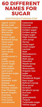 60 Different Names For Sugar Facts The Food Industry Doesn T Want You To Know Dontmesswithmama Com Healthfitness Sugar Facts Food Industry Health