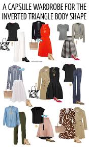 Capsule Wardrobe For The Inverted Triangle Body Shape Inverted Triangle Body Shape Outfits Triangle Body Shape Triangle Body Shape Outfits