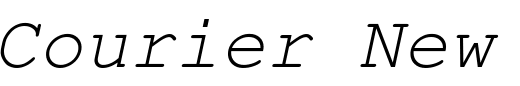 Font Courier New Normal - download font