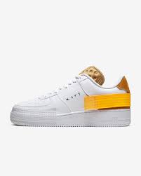 Summit white/black/light orewood brown color: Nike Air Force 1 Type Men S Shoe Nike Id