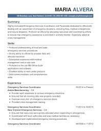 Emergency Services Functional Resume Samples Examples Format Templates Resume Help