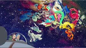 Rick Morty Wallpaper Took My Favorite Frame From Exquisite Corpse And Threw It Into My Favorite Funky Space Background Rickandmorty