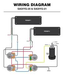 Beautiful, easy to follow guitar and bass wiring diagrams. Sadiyg 21 Premium Modern Style 5 String Bass Electric Guitar Kit Luthier Do It Yourself Guitar Kit Seismic Audio