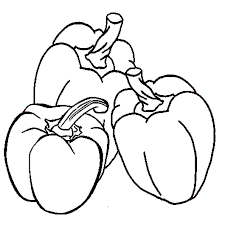 Le Dessin Nous Montre Un Legume Du Sud De La France Les Poivrons Sont De Differentes Couleurs Celui Du Haut Est Coloriage Dessin Fruits Coloriage Coccinelle