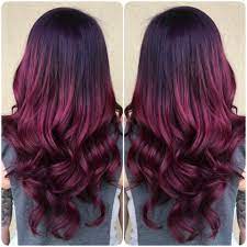 Violet To Wild Orchid Pravana Ombre Ombre Hair Color Burgundy Hair Ombre Hair