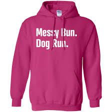 Messy Bun Dog Run Pullover Hoodie