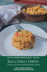 Rava Upma Sooji Upma South Indian Breakfast I Camp In My Kitchen In 2021 Indian Food Recipes South Indian Breakfast Recipes Breakfast Recipes