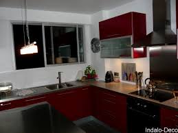 Cuisine Rouge Laque Gallery Meuble Cuisine Meuble Bas Cuisine Evier Cuisine