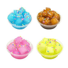 Brinquedo De Gel De Coco Para Frutas 60ml Lama De Cristal Misturada Nuvem Flocos De Neve Gelatina De Coco Lama Para Alivio Do Estresse Brinquedos Para Criancas Brincadeiras E Piadas Aliexpress