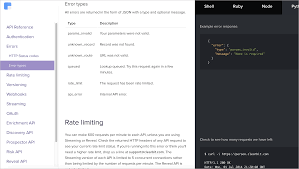 Api Status And Error Codes Documenting Apis