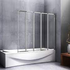 Glaswand für wanne als alternative zu einer dusche bzw. 120cm X140cm Hohe Badewanneaufsatz 5 Ftg Falttur Duschwand Duschabtrennung Badewanne Duschwande Duschkabine Fur Badewanne Ff12 5 118 99 Aica Sanitar Gmbh Duschkabine Duschabtrennung