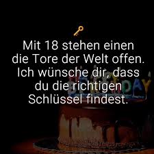 Á Gluckwunsche Zum 18 Geburtstag Beliebt Lustig Kreativ