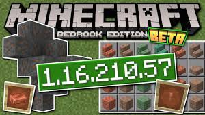 Can you move bedrock with pistons? Minecraft Bedrock Beta1 16 210 57 Copper Lightning Rod Change Log Mcpe Xbox Windows10 Youtube