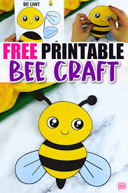 For example, there are the thin. Free Printable Bumble Bee Craft Template Simple Mom Project