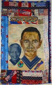 Nelson Mandela in Fabric. Quilts, Dolls