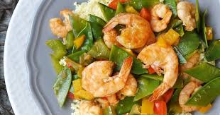 Couscous Gemuse Pfanne Mit Zweierlei Garnelen Experimente Aus Meiner Kuche Couscous Gemuse Pfanne Couscous Garnelen Kochen
