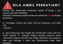 Keput1han saya semakin hilang setelah mengamalkan nenas batu !! Sampah Terbang Bcomm Society Akta Dan Denda Membuang Sampah Merata Rata Facebook
