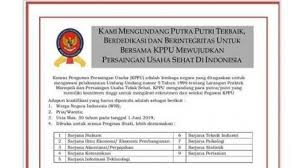 Maybe you would like to learn more about one of these? Info Loker Lowongan Kerja Kppu Ri Syarat Dan Dokumen Yang Harus Disiapkan Paling Lambat 28 Juni Tribun Jateng