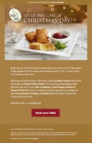 Book Your Table For Christmas Email From Table Table Emailmarketing Email Marketing Christmas Restaurant Food Book Menu Restaurant Food Menu