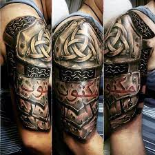 Top 101 Celtic Knot Tattoo Ideas 2021 Inspiration Guide Shoulder Armor Tattoo Celtic Knot Tattoo Armour Tattoo