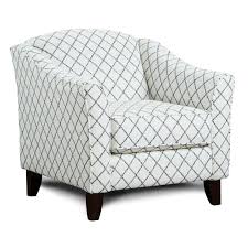 The tufted cushion back adds a touch of. Muse Blue Accent Chair