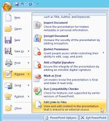 With this excel trick you can use a formula to show all the external links in your excel workbook in one place. Update Or Remove A Broken Link To An External File Powerpoint