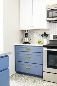 Select the kitchen styles that suit you and your home the best. Blue White Two Tone Kitchen Reveal Houseful Of Handmade