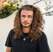 All those kinks can create an over abundance of natural volume and at times, prevent your hair from hanging down. Long Hair Men Styles Curly Novocom Top
