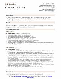 Get access to our teacher resume samples, examples and writing guide. Esl Teacher Resume Samples Qwikresume