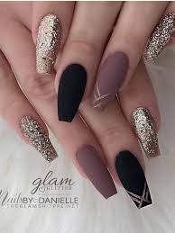 Black Acrylic Nail Designs Coffin Pin By Vaneza Hernandez On Nail Art Classy Nail Designs Coffin Nails Designs Coffin Nails Matte