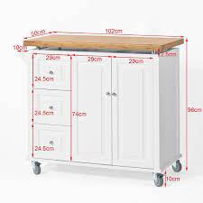 sobuy luxus carrito de cocina estanteria de cocina carro de cocina l102xp50xa96cm fkw30 wn es am armoire rangement roulette pour meuble meuble bar cuisine