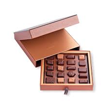 Coffret De Truffes Natures Chocolate Packaging Box Packaging Chocolate