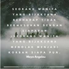 Wanita Bijaksana Wanita Maya Angelou