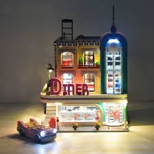 This Led Light Kit Has Been Specifically Designed For Use With Lego 10260 Downtown Diner Lighting Bricks Perfect For Putting Your Lego 10260 Downtown Diner Lig