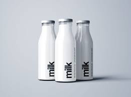 Download Milk Bottle Mockup Milk Bottle Milk Packaging Bottle