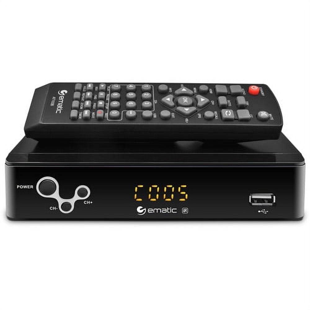 Digital Converter Ematic Digital TV Converter Box with Recording at103b