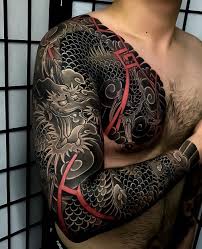 Traditional japanese tattoos that are done by hand are referred to as tebori, however tattoo technology has caught up and most designs are now done by artist's using a machine. Japanese Ink On Instagram Assortment Of Japanese Sleeve Tattoos By Horihyun Swipe To The Side Japanese Sleeve Tattoos Dragon Sleeve Tattoos Irezumi Tattoos