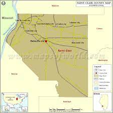 St Clair County Il Gis St. Clair County Map, Illinois