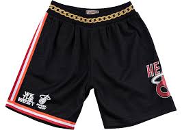 Ultra game nba men's active soft workout basketball training shorts. Mitchell Ness X Dj Khaled X Miami Heat Swingman Shorts Black Ss20