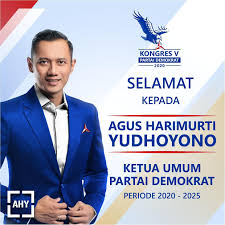 Ahy tawarkan program rp 1 miliar setiap rw, ahok: Ahy Terpilih Aklamasi Jadi Ketum Demokrat 2020 2025 Partai Demokrat
