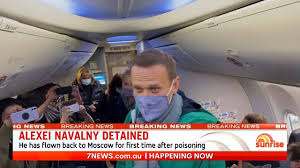 Also onboard the plane was a water bottle that was said to have been contaminated with novichok. Sunrise Russian Opposition Leader Alexei Navalny Detained In Moscow Facebook