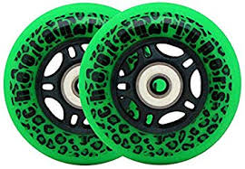 Green Cheetah Wheels For Ripstick Ripstik Wave Board Abec 9