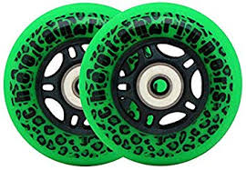 green cheetah wheels for ripstick ripstik wave board abec 9